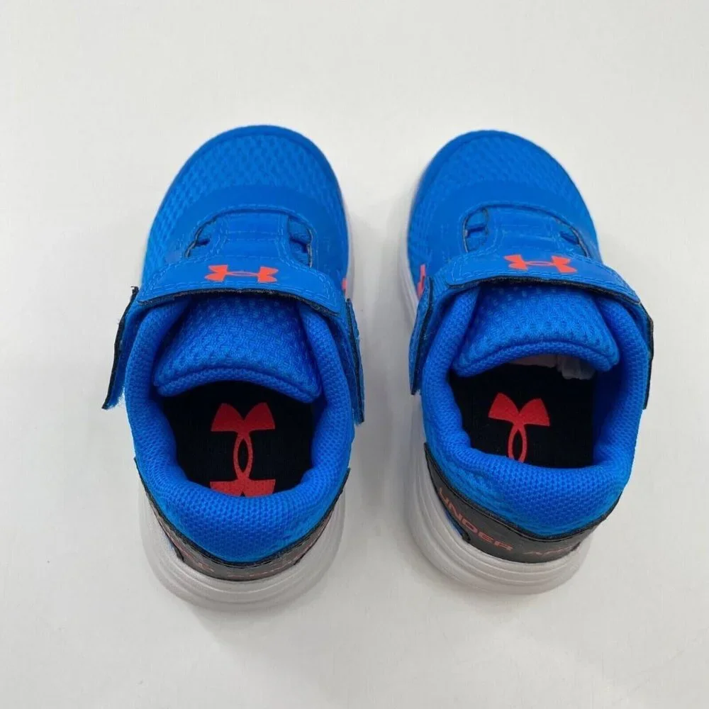 Under Armour Toddler Boy’s Surge 2 AC Sneakers Running Shoes Blue Circuit sz 5 -
